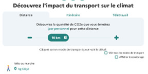 Simulateur - Impact carbone des transports